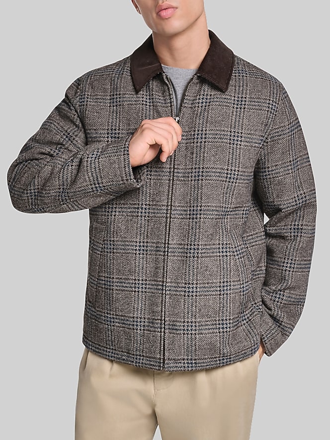 Dockers Wool Blend Laydown Collar Jacket