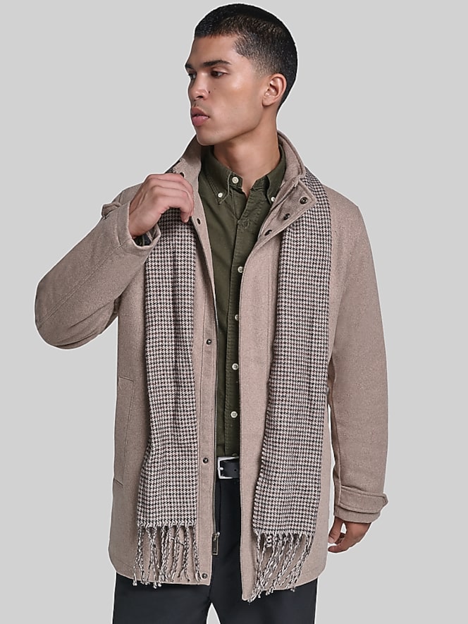 Dockers Walking Coat & Scarf Set
