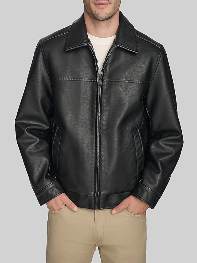 Dockers Dockers Faux Leather Jacket Black