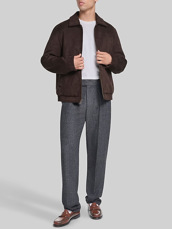 Dockers Faux Suede Bomber Jacket