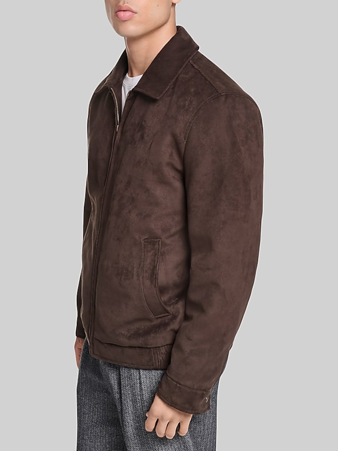 Dockers Faux Suede Bomber Jacket