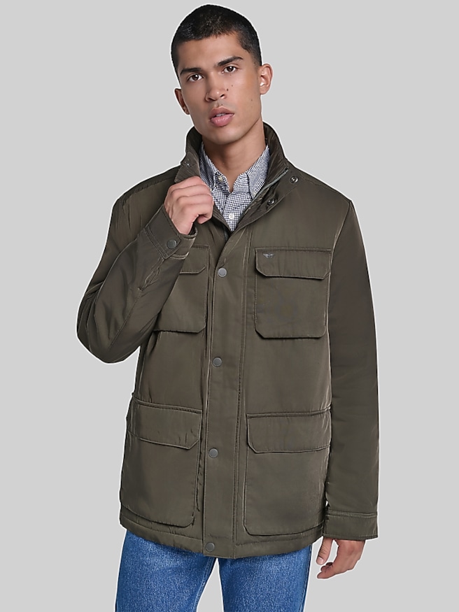 Dockers Four-Pocket Chore Jacket Olive
