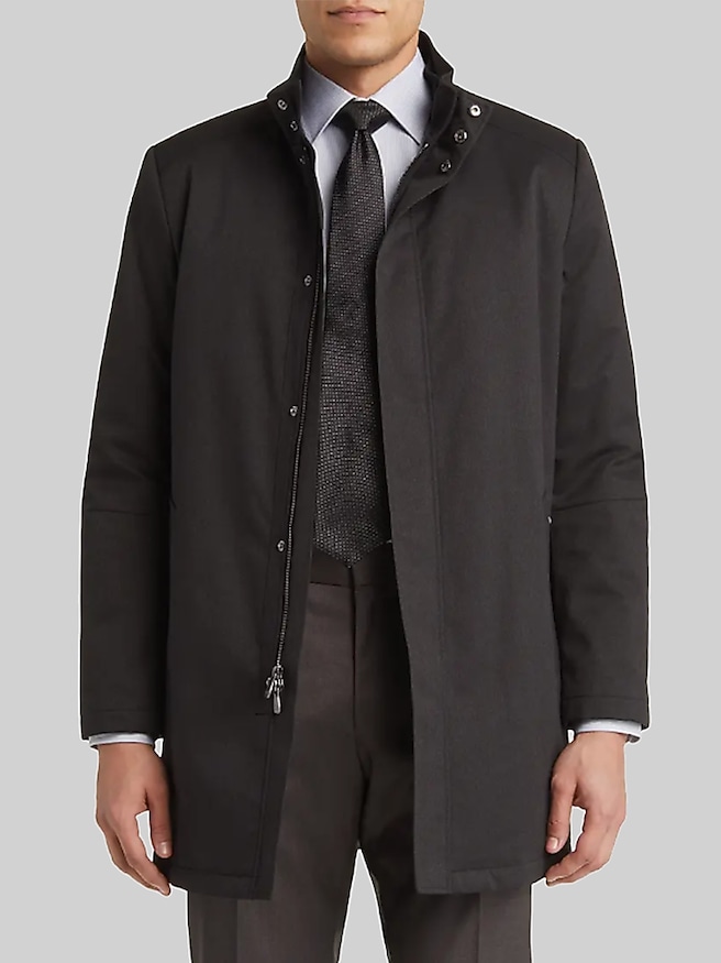 Hart Schaffner Marx Bryce Waterproof Coat Charcoal