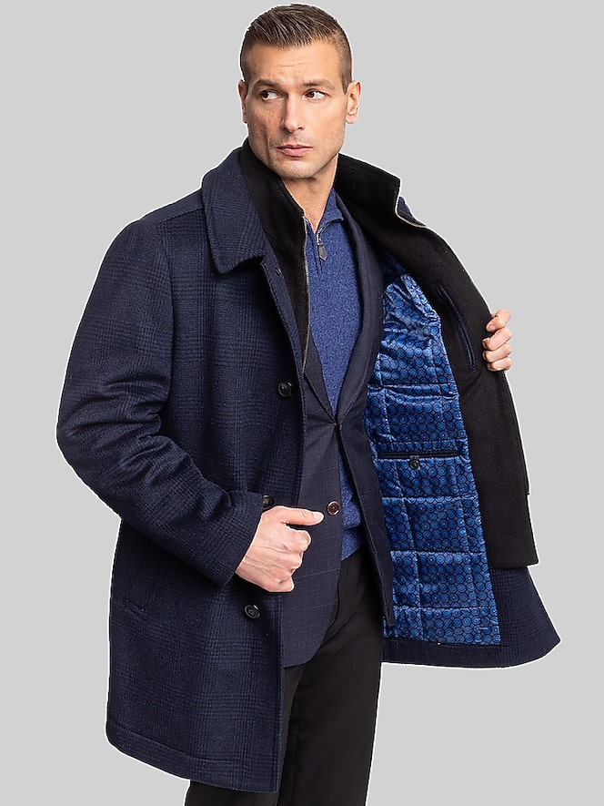 Hart Schaffner Marx Macbeth Jacket, Navy Plaid - Image 5 of 5
