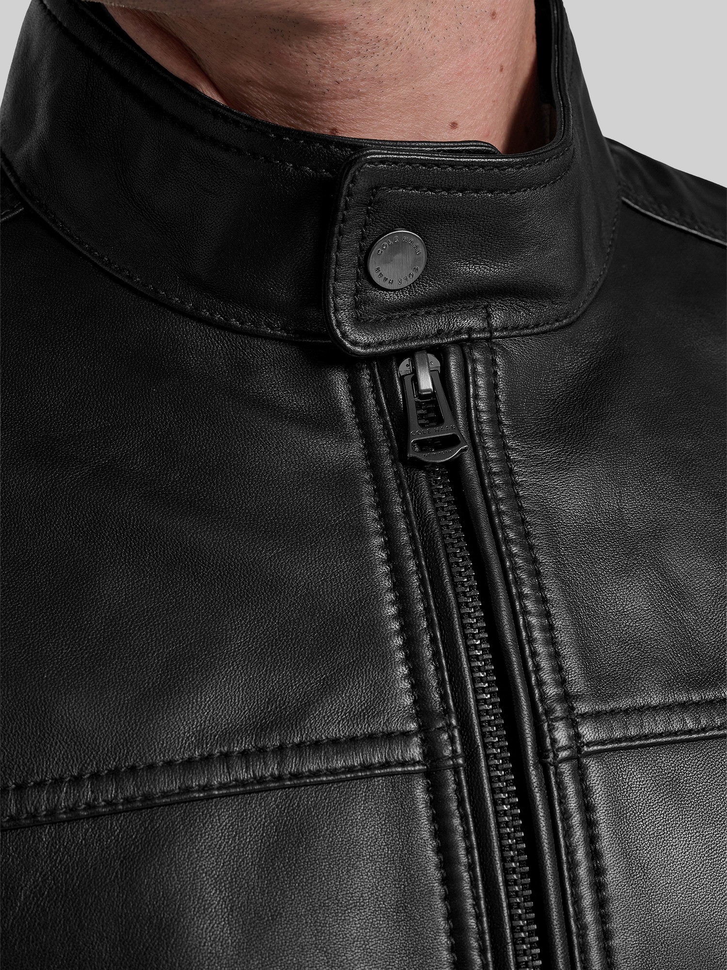 Classic Zip Front Moto Jacket