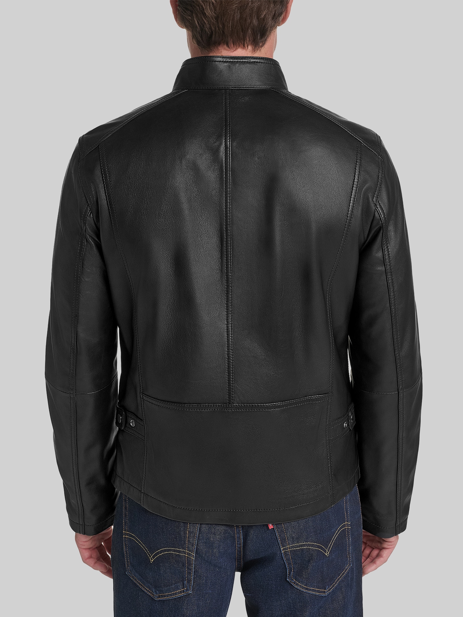Classic Zip Front Moto Jacket