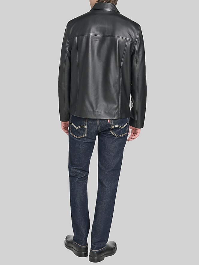 Cole Haan Lambskin Leather Jacket