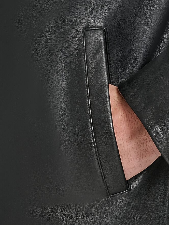 Cole Haan Lambskin Leather Jacket
