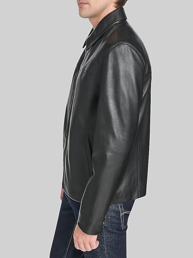 Cole Haan Lambskin Leather Jacket