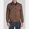 Cole Haan Suede Bomber Jacket