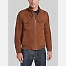 Cole Haan Suede Bomber Jacket