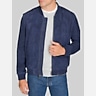 Cole Haan Zip Front Suede Jacket
