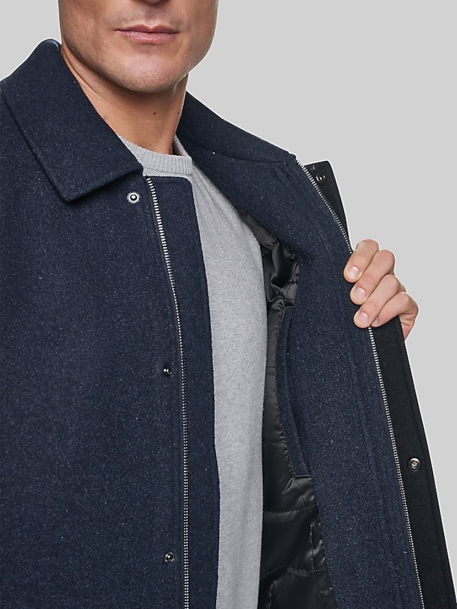 Cole Haan Stretch Wool Shirt Jacket