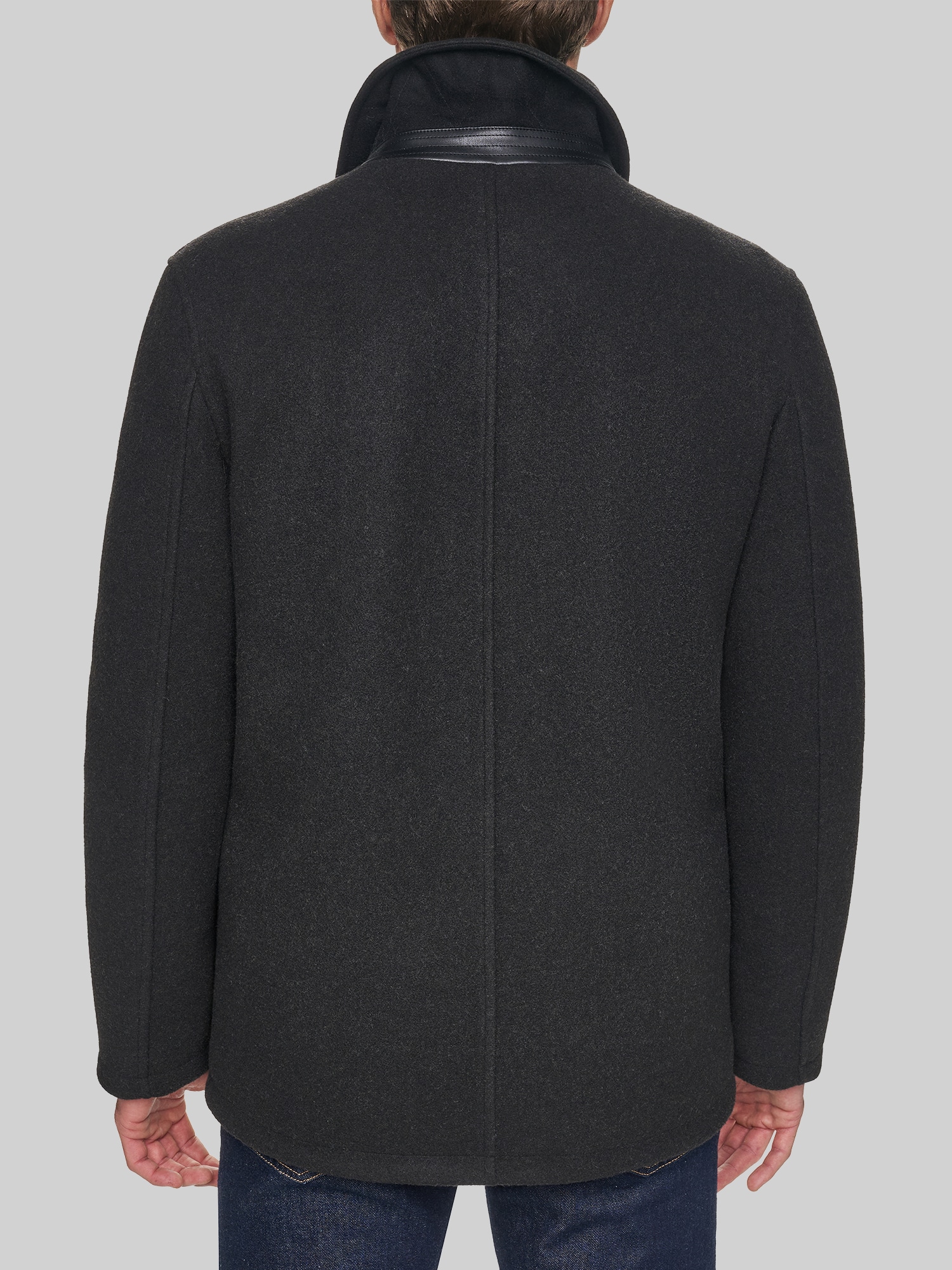 Stretch Wool Shirt Jacket