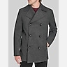 Cole Haan Regular Fit Stretch Wool Peacoat