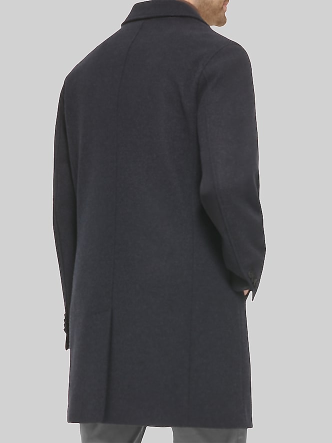 Cole Haan Stretch Wool Blend Top Coat