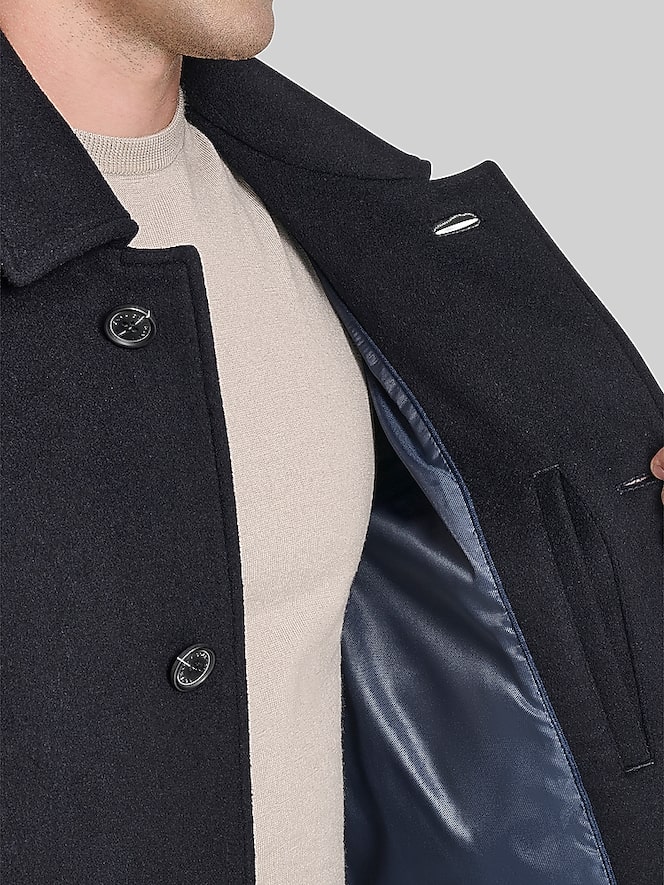 Cole Haan Wool & Cashmere Blend Top Coat