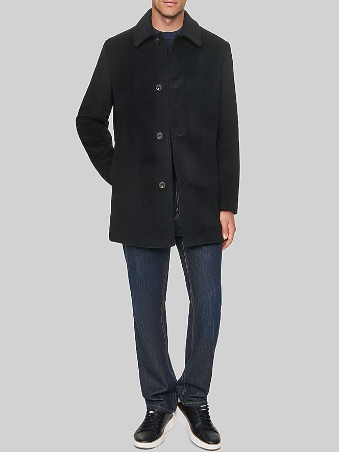 Cole Haan Cashmere Blend Car Coat