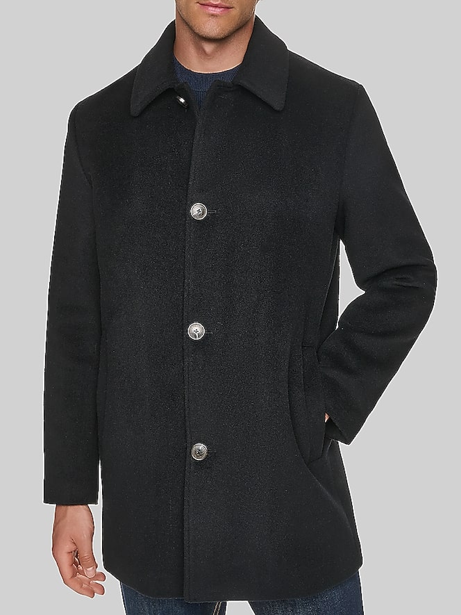 Cole Haan Cashmere Blend Car Coat