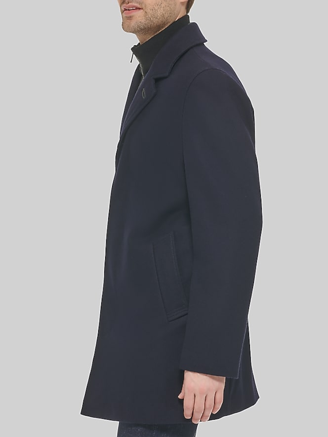 Cole Haan Pressed Melton Wool Topper