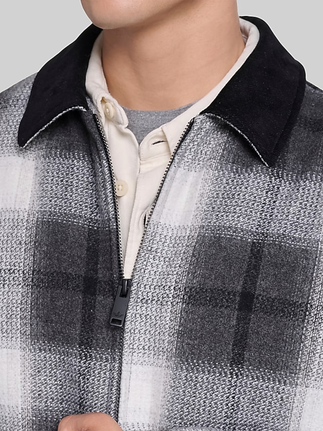 Dockers Plaid Laydown Collar Jacket