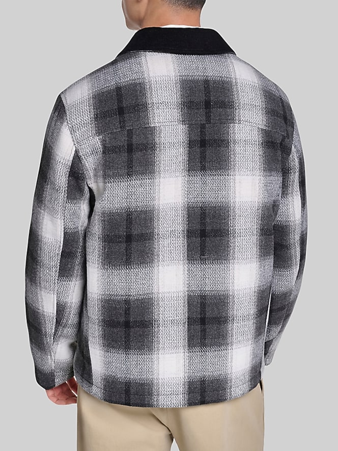 Dockers Plaid Laydown Collar Jacket