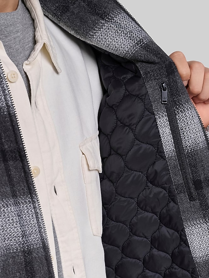 Dockers Plaid Laydown Collar Jacket