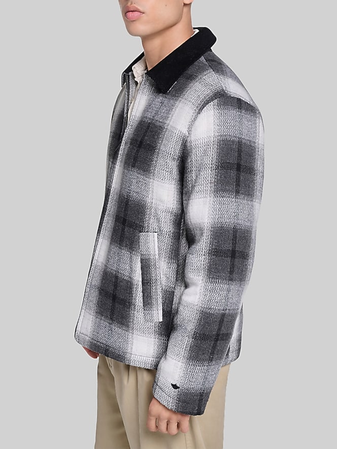Dockers Plaid Laydown Collar Jacket