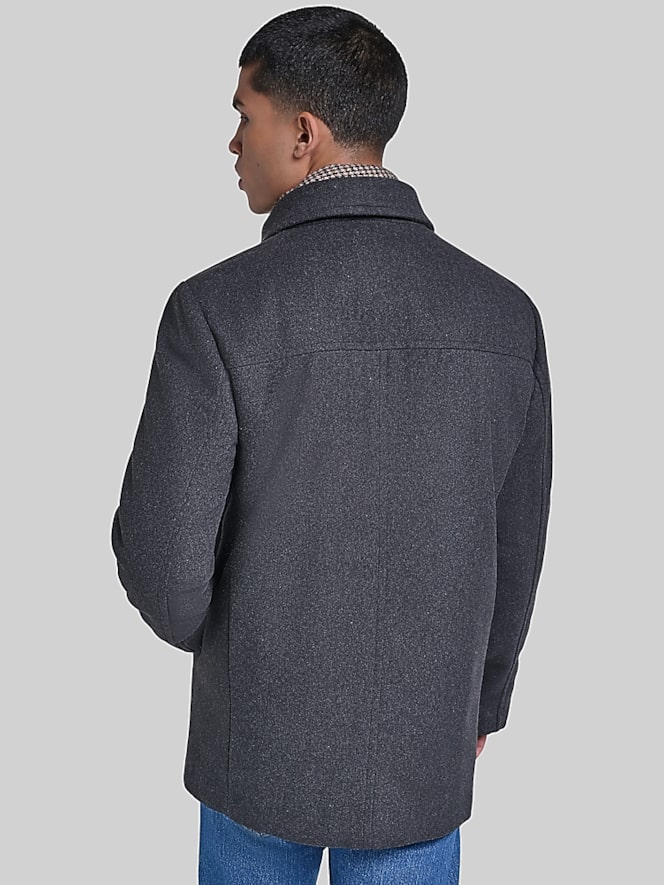 Dockers Weston Wool Blend Coat With Scarf