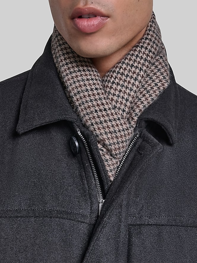 Dockers Weston Wool Blend Coat With Scarf