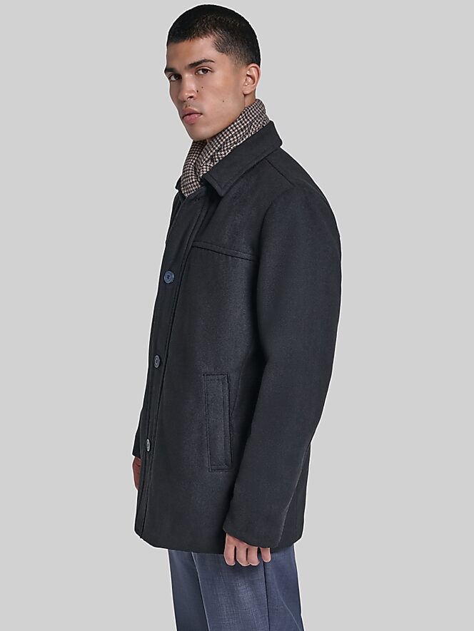 Dockers Weston Wool Blend Coat With Scarf
