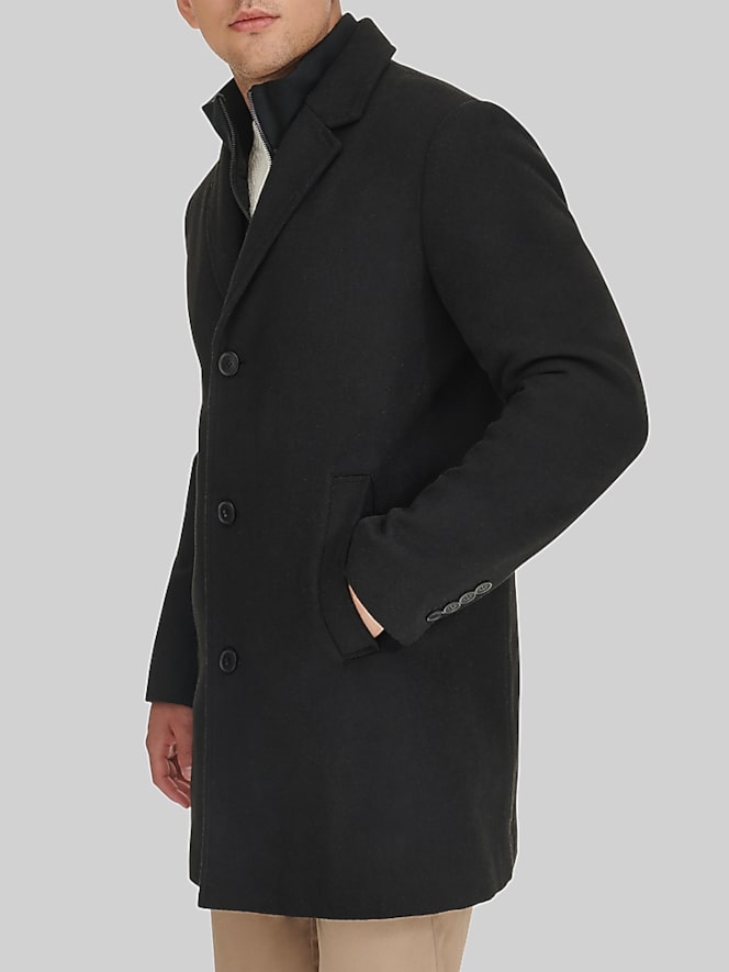 Dockers Wool Topcoat With Bib