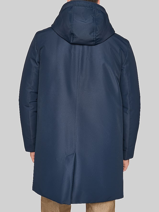 Andrew Marc Classic Mackintosh Raincoat with Bib
