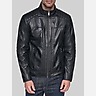 Andrew Marc Aged Lambskin Racer Jacket