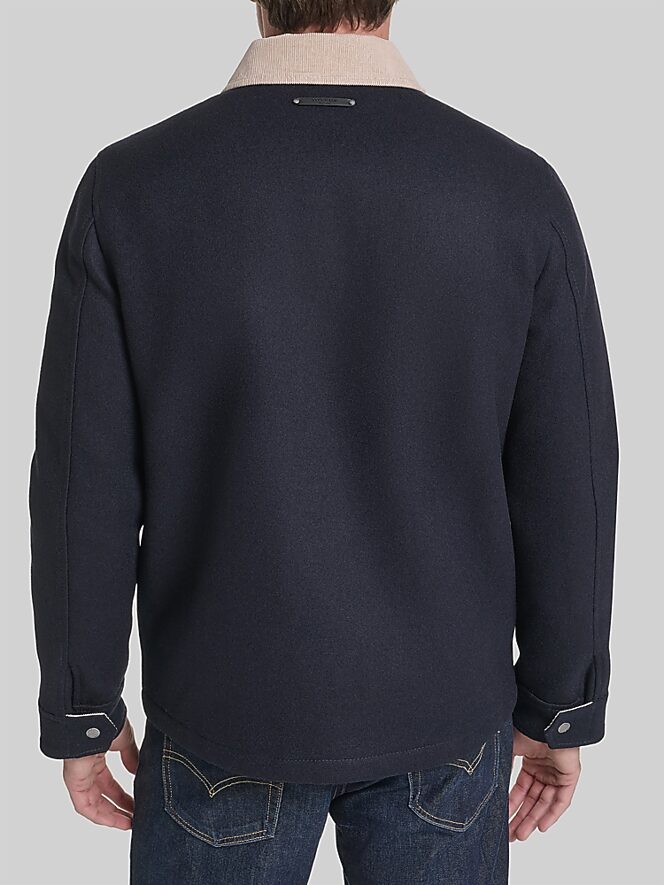 Cole Haan Corduroy Collar Barn Jacket