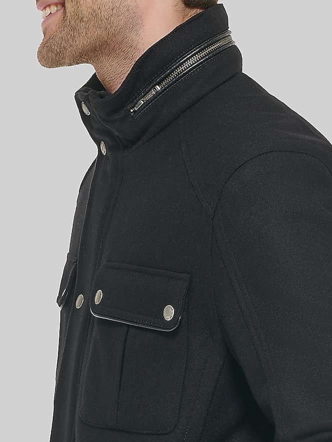 Cole Haan Melton Wool Jacket