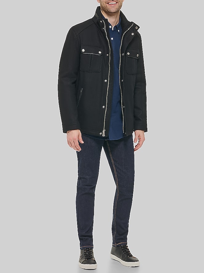 Cole Haan Melton Wool Jacket