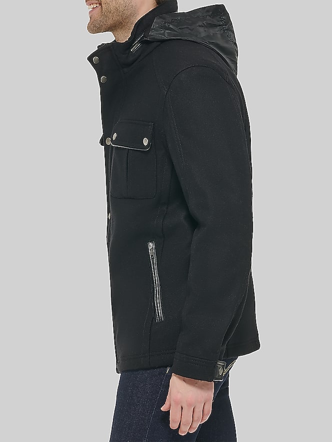 Cole Haan Melton Wool Jacket