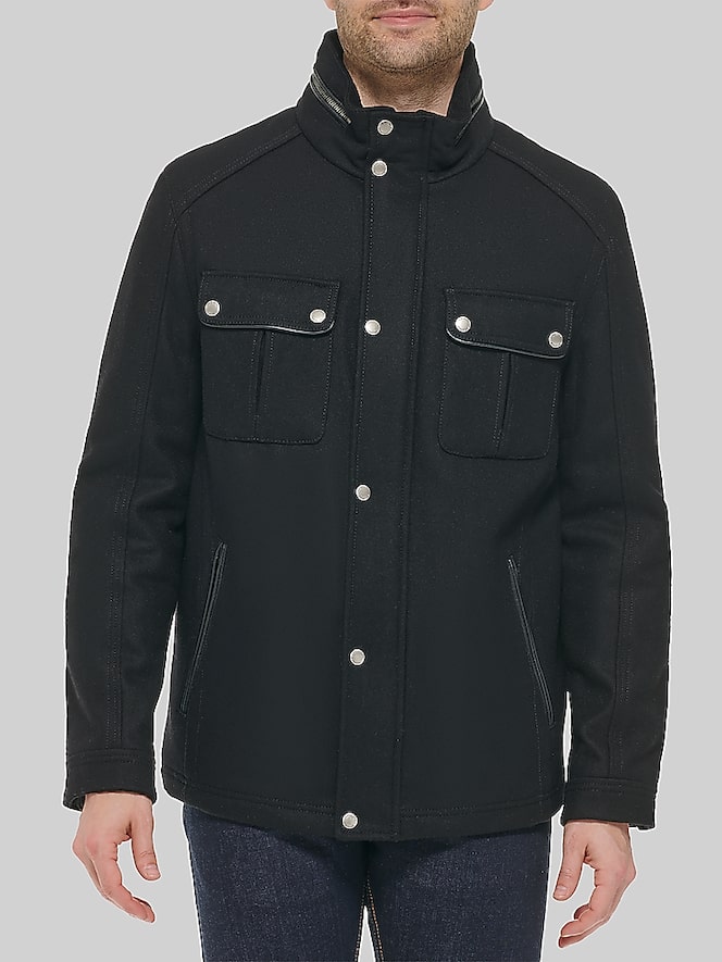 Cole Haan Melton Wool Jacket