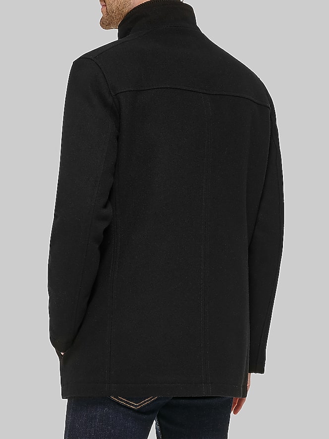 Cole Haan Melton Wool Car Coat