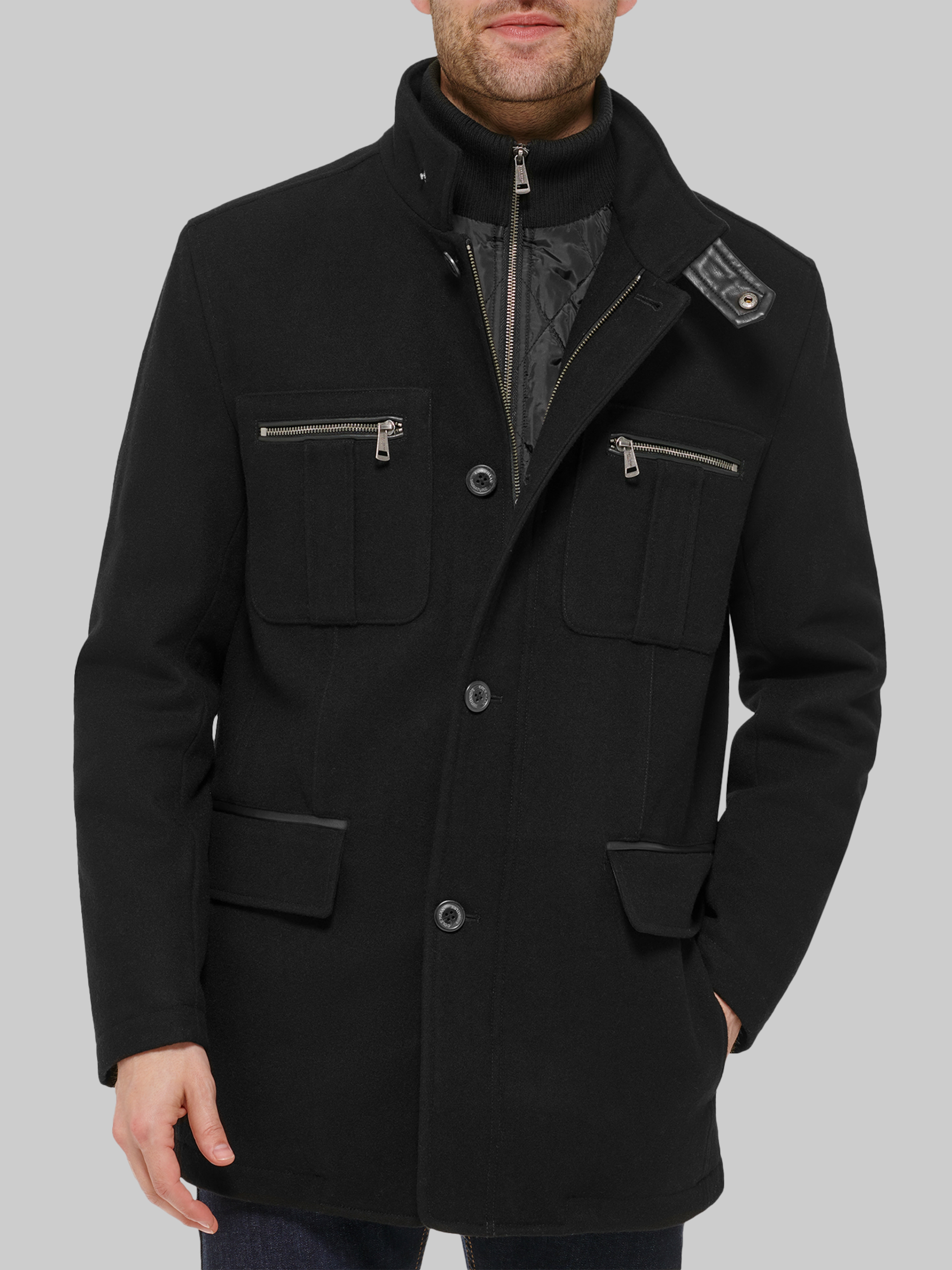 Melton Wool Car Coat