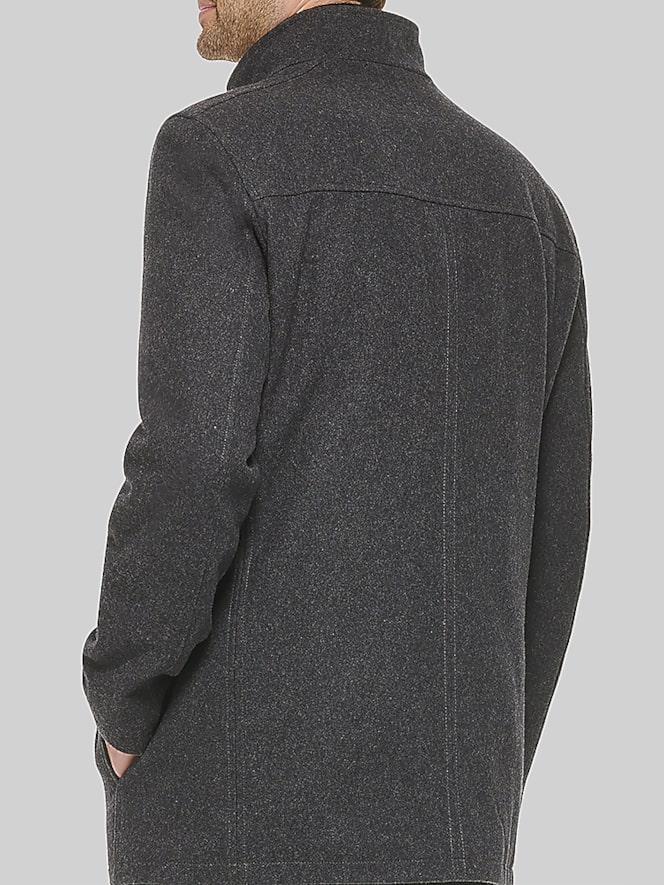 Cole Haan Melton Wool Car Coat