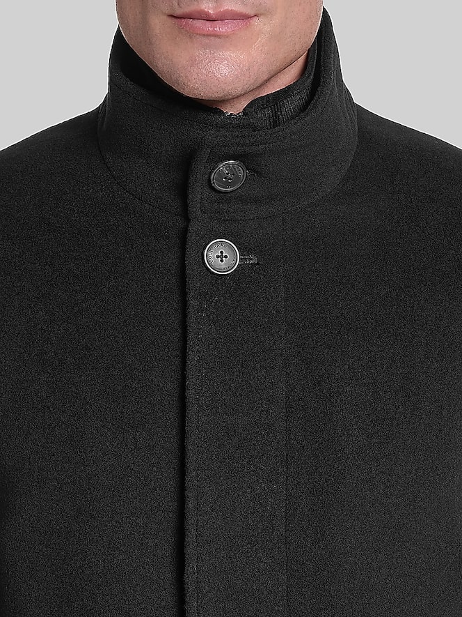 Cole Haan Shirt Collar Wool Blend Jacket