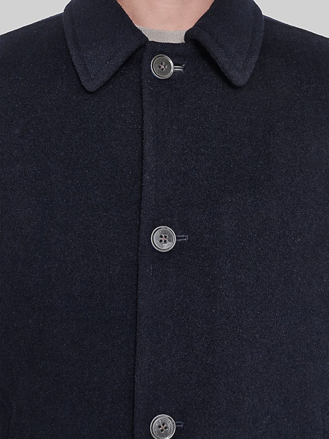 Cole Haan Wool Blend Button Front Coat