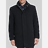 Cole Haan Wool Blend Standup Collar Car Coat