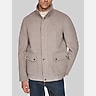 Cole Haan Wool Blend Twill Bomber Jacket