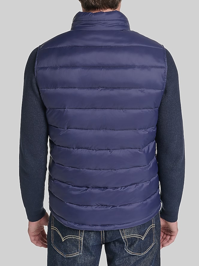 Cole Haan Zip Front Quilted Vest