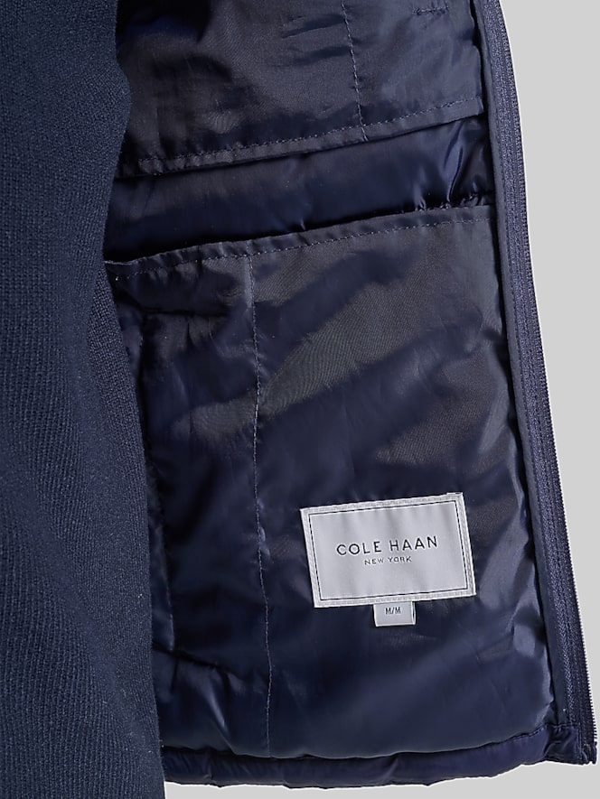 Cole Haan Zip Front Quilted Vest
