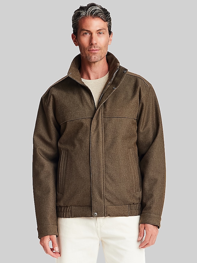 Weatherproof Weatherproof Twill Bomber Tan Solid