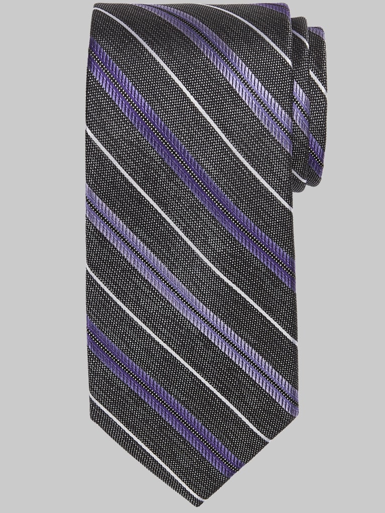 Pronto Uomo Narrow Stripe Silk Tie